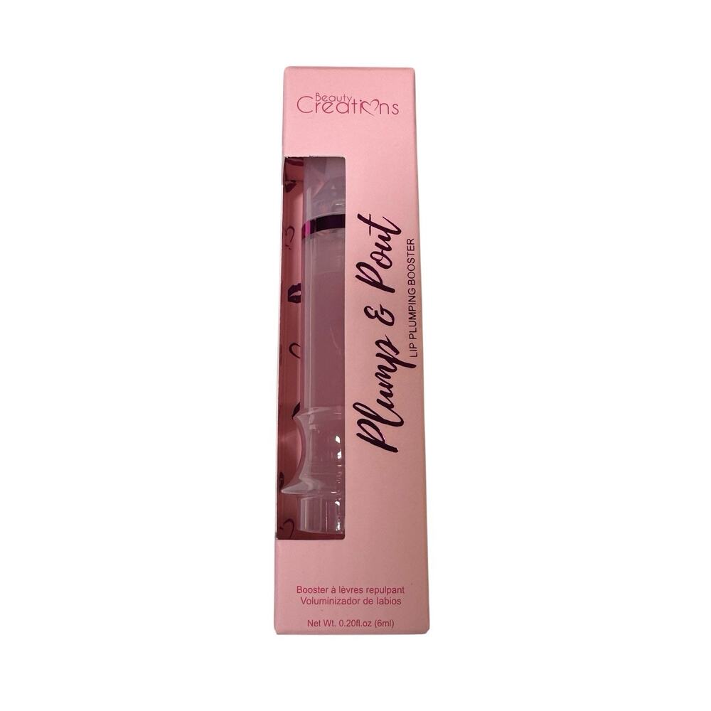Beauty Creations Plump & Pout Lip Plumping Booster Pink Lemonade 0.2fl oz Travel